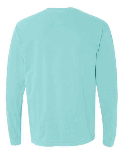 Comfort Colors 6014 - Unisex Garment-Dyed Heavyweight Long Sleeve T-Shirt - Chalky Mint