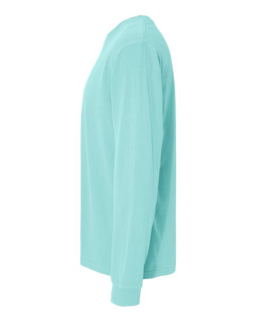 Comfort Colors 6014 - Unisex Garment-Dyed Heavyweight Long Sleeve T-Shirt - Chalky Mint