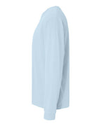 Comfort Colors 6014 - Unisex Garment-Dyed Heavyweight Long Sleeve T-Shirt - Chambray