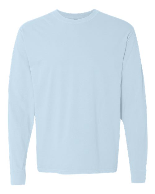 Comfort Colors 6014 - Unisex Garment-Dyed Heavyweight Long Sleeve T-Shirt - Chambray