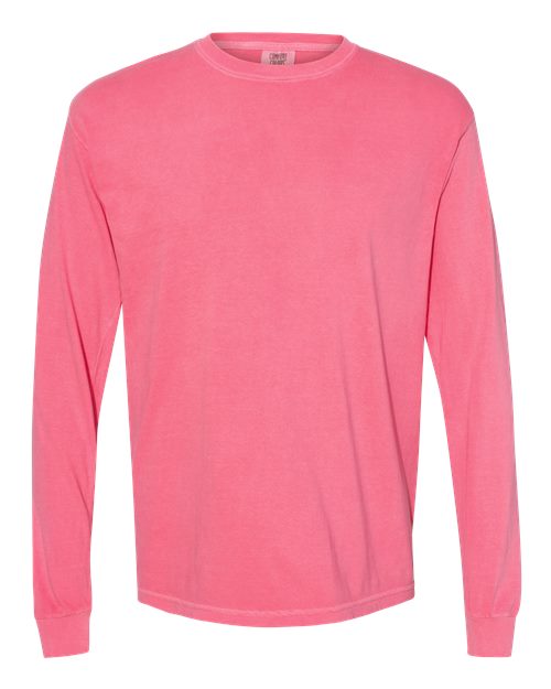 Comfort Colors 6014 - Unisex Garment-Dyed Heavyweight Long Sleeve T-Shirt - Crunchberry