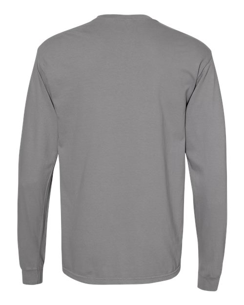Comfort Colors 6014 - Unisex Garment-Dyed Heavyweight Long Sleeve T-Shirt - Granite