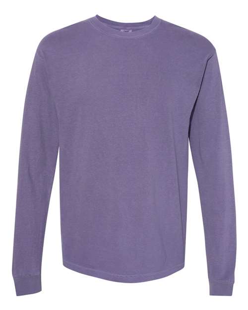 Comfort Colors 6014 - Unisex Garment-Dyed Heavyweight Long Sleeve T-Shirt - Grape