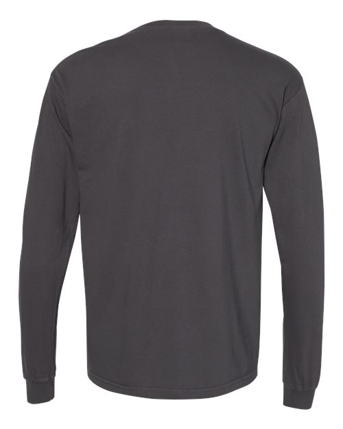 Comfort Colors 6014 - Unisex Garment-Dyed Heavyweight Long Sleeve T-Shirt - Graphite