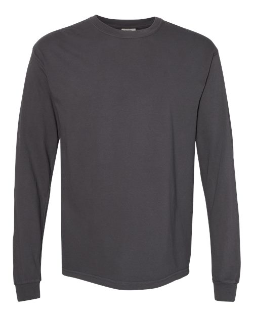 Comfort Colors 6014 - Unisex Garment-Dyed Heavyweight Long Sleeve T-Shirt - Graphite