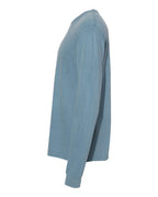Comfort Colors 6014 - Unisex Garment-Dyed Heavyweight Long Sleeve T-Shirt - Ice Blue