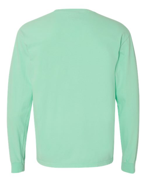 Comfort Colors 6014 - Unisex Garment-Dyed Heavyweight Long Sleeve T-Shirt - Island Reef