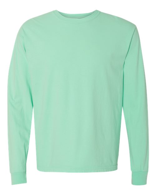 Comfort Colors 6014 - Unisex Garment-Dyed Heavyweight Long Sleeve T-Shirt - Island Reef
