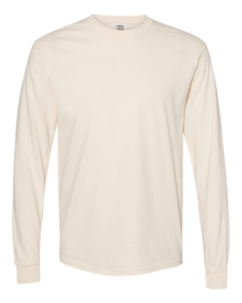 Comfort Colors 6014 - Unisex Garment-Dyed Heavyweight Long Sleeve T-Shirt - Ivory