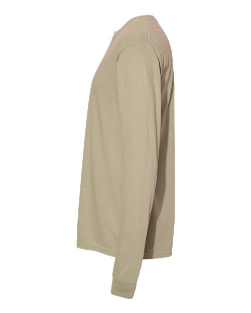 Comfort Colors 6014 - Unisex Garment-Dyed Heavyweight Long Sleeve T-Shirt - Khaki