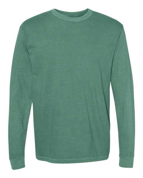 Comfort Colors 6014 - Unisex Garment-Dyed Heavyweight Long Sleeve T-Shirt - Light Green