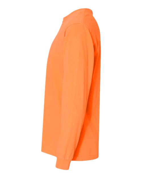 Comfort Colors 6014 - Unisex Garment-Dyed Heavyweight Long Sleeve T-Shirt - Melon