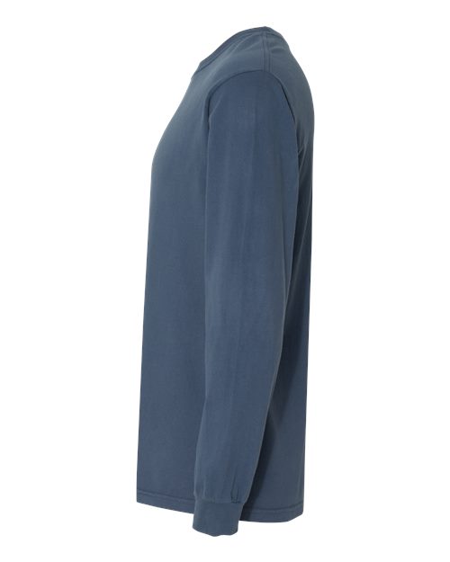 Comfort Colors 6014 - Unisex Garment-Dyed Heavyweight Long Sleeve T-Shirt - Midnight
