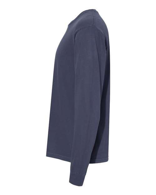 Comfort Colors 6014 - Unisex Garment-Dyed Heavyweight Long Sleeve T-Shirt - Navy
