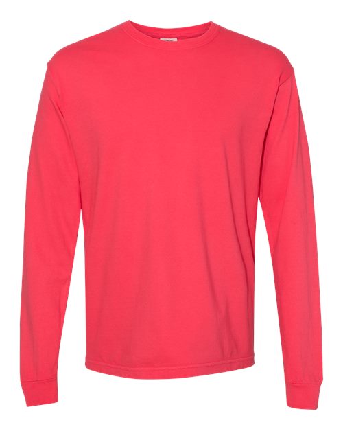 Comfort Colors 6014 - Unisex Garment-Dyed Heavyweight Long Sleeve T-Shirt - Paprika
