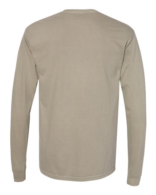 Comfort Colors 6014 - Unisex Garment-Dyed Heavyweight Long Sleeve T-Shirt - Sandstone