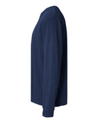 Comfort Colors 6014 - Unisex Garment-Dyed Heavyweight Long Sleeve T-Shirt - True Navy
