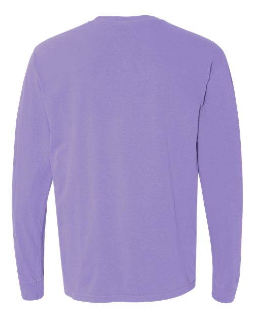 Comfort Colors 6014 - Unisex Garment-Dyed Heavyweight Long Sleeve T-Shirt - Violet