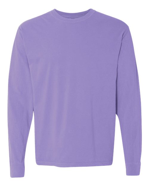 Comfort Colors 6014 - Unisex Garment-Dyed Heavyweight Long Sleeve T-Shirt - Violet