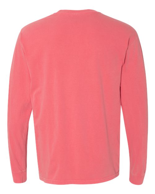 Comfort Colors 6014 - Unisex Garment-Dyed Heavyweight Long Sleeve T-Shirt - Watermelon