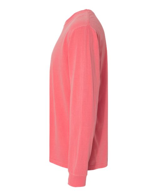 Comfort Colors 6014 - Unisex Garment-Dyed Heavyweight Long Sleeve T-Shirt - Watermelon