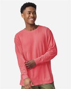 Comfort Colors 6014 - Unisex Garment-Dyed Heavyweight Long Sleeve T-Shirt - Watermelon