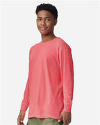 Comfort Colors 6014 - Unisex Garment-Dyed Heavyweight Long Sleeve T-Shirt - Watermelon
