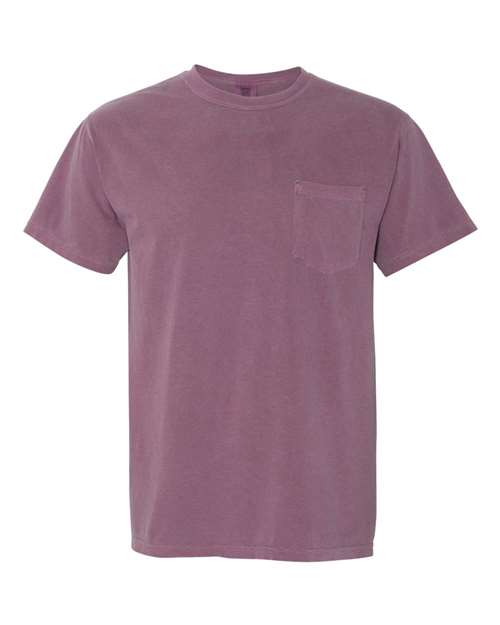 Comfort Colors 6030 - Unisex Garment-Dyed Heavyweight Pocket T-Shirt - Berry