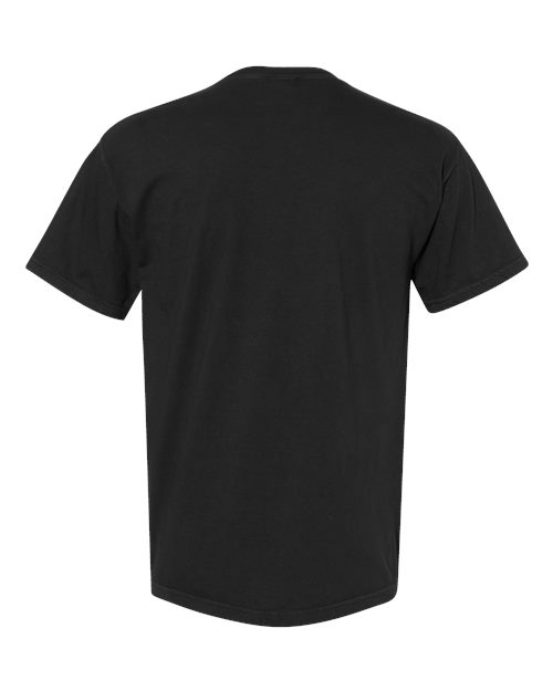 Comfort Colors 6030 - Unisex Garment-Dyed Heavyweight Pocket T-Shirt - Black