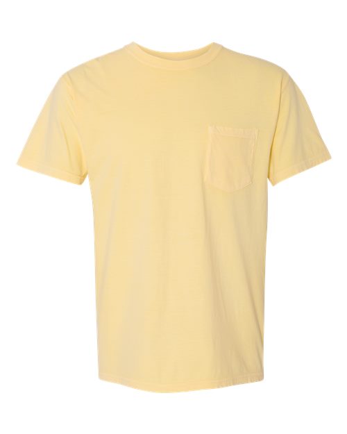 Comfort Colors 6030 - Unisex Garment-Dyed Heavyweight Pocket T-Shirt - Butter