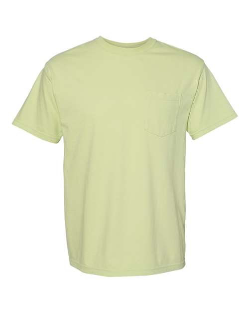 Comfort Colors 6030 - Unisex Garment-Dyed Heavyweight Pocket T-Shirt - Celadon