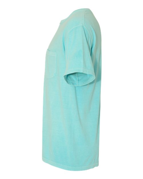 Comfort Colors 6030 - Unisex Garment-Dyed Heavyweight Pocket T-Shirt - Chalky Mint