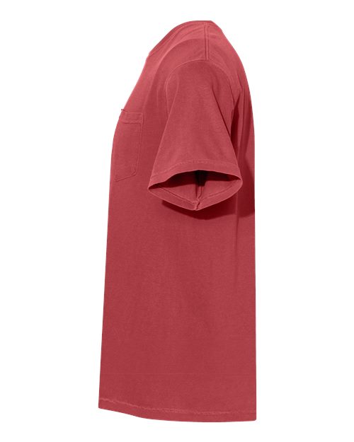 Comfort Colors 6030 - Unisex Garment-Dyed Heavyweight Pocket T-Shirt - Chili