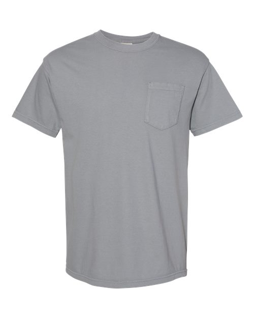 Comfort Colors 6030 - Unisex Garment-Dyed Heavyweight Pocket T-Shirt - Granite