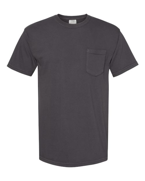 Comfort Colors 6030 - Unisex Garment-Dyed Heavyweight Pocket T-Shirt - Graphite