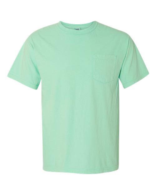 Comfort Colors 6030 - Unisex Garment-Dyed Heavyweight Pocket T-Shirt - Island Reef