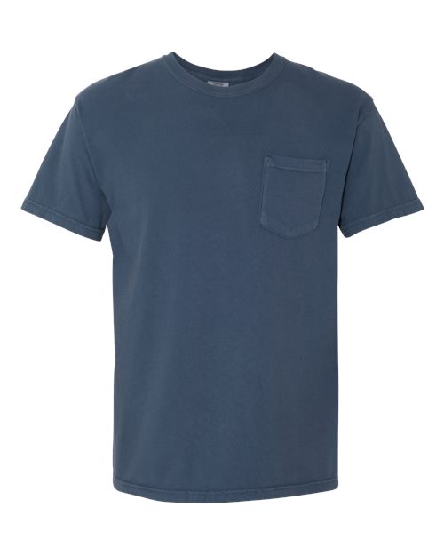 Comfort Colors 6030 - Unisex Garment-Dyed Heavyweight Pocket T-Shirt - Midnight