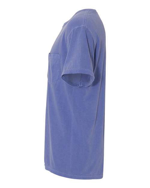 Comfort Colors 6030 - Unisex Garment-Dyed Heavyweight Pocket T-Shirt - Periwinkle