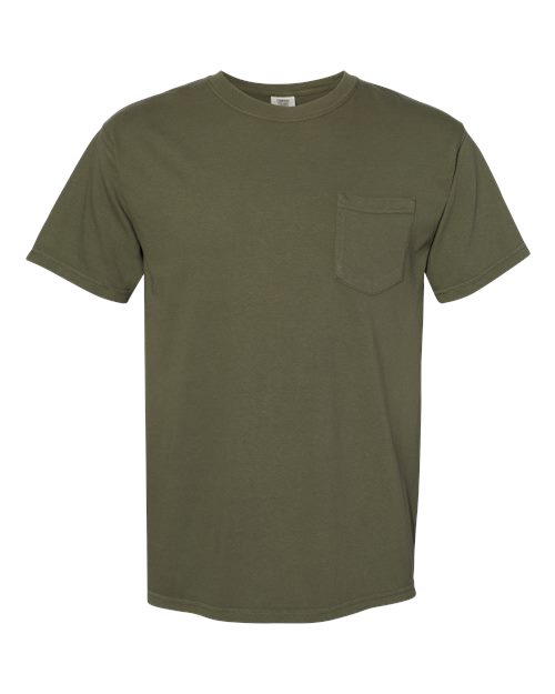 Comfort Colors 6030 - Unisex Garment-Dyed Heavyweight Pocket T-Shirt - Sage