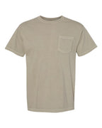 Comfort Colors 6030 - Unisex Garment-Dyed Heavyweight Pocket T-Shirt - Sandstone