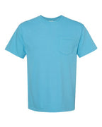 Comfort Colors 6030 - Unisex Garment-Dyed Heavyweight Pocket T-Shirt - Sapphire