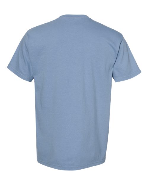 Comfort Colors 6030 - Unisex Garment-Dyed Heavyweight Pocket T-Shirt - Washed Denim