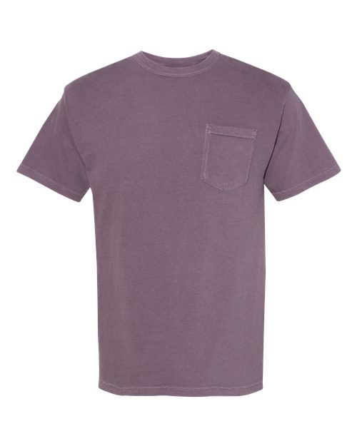 Comfort Colors 6030 - Unisex Garment-Dyed Heavyweight Pocket T-Shirt - Wine