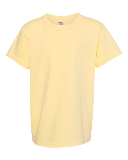 Comfort Colors 9018 - Youth Garment-Dyed Heavyweight T-Shirt - Butter