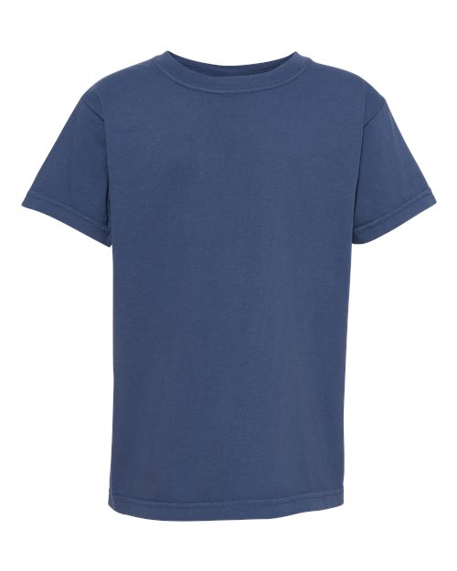Comfort Colors 9018 - Youth Garment-Dyed Heavyweight T-Shirt - China Blue
