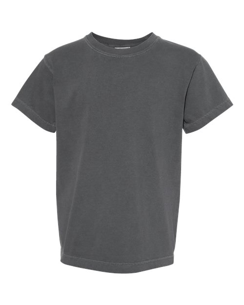Comfort Colors 9018 - Youth Garment-Dyed Heavyweight T-Shirt - Pepper