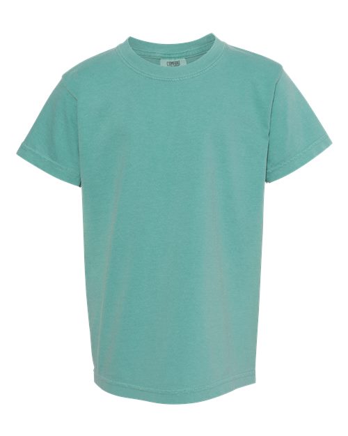 Comfort Colors 9018 - Youth Garment-Dyed Heavyweight T-Shirt - Seafoam