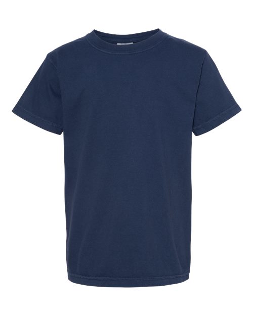 Comfort Colors 9018 - Youth Garment-Dyed Heavyweight T-Shirt - True Navy