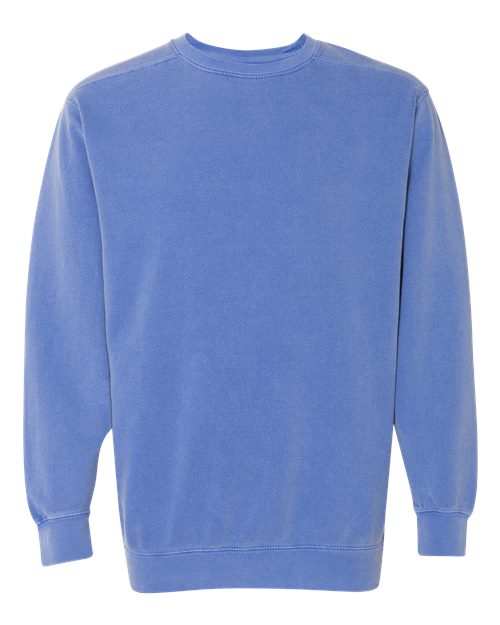 Comfort Colors 1566 - Unisex Garment-Dyed Crewneck Sweatshirt - Flo Blue