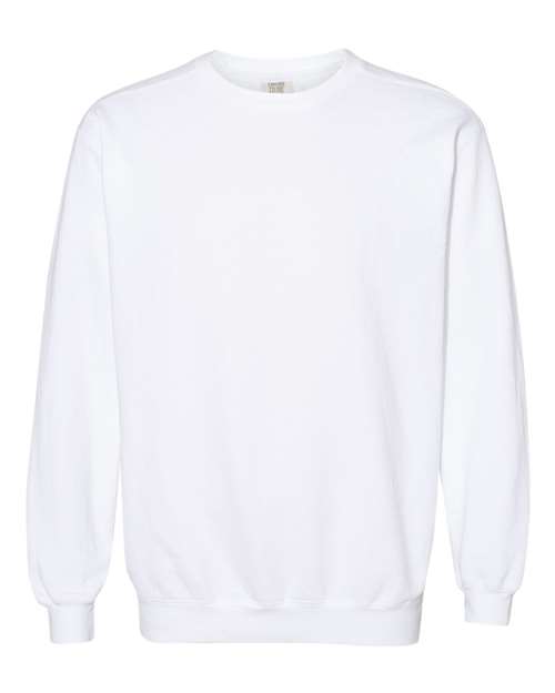 Comfort Colors 1566 - Unisex Garment-Dyed Crewneck Sweatshirt - White